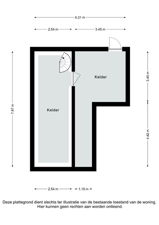 Plattegrond - Tienbundersweg 28, 6321 CR Wijlre - Tienbundersweg 28 Wijlre - Kelder 2D.jpg